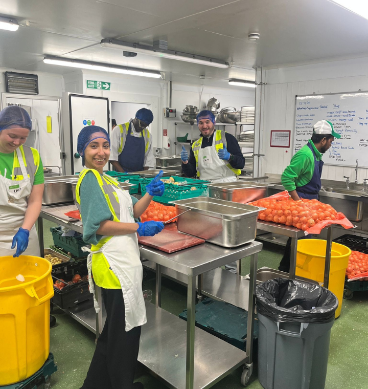 Felix volunteering
